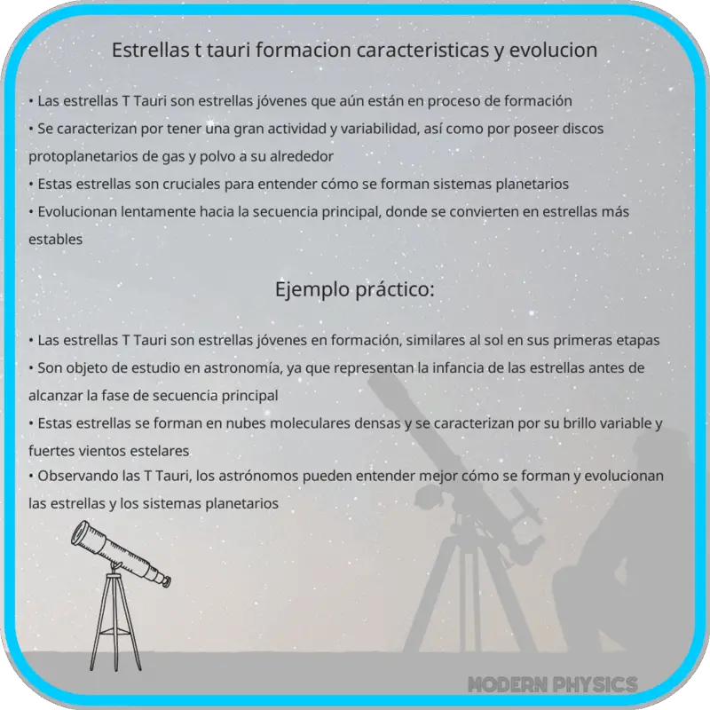 Estrellas T Tauri | Formación, Características y Evolución