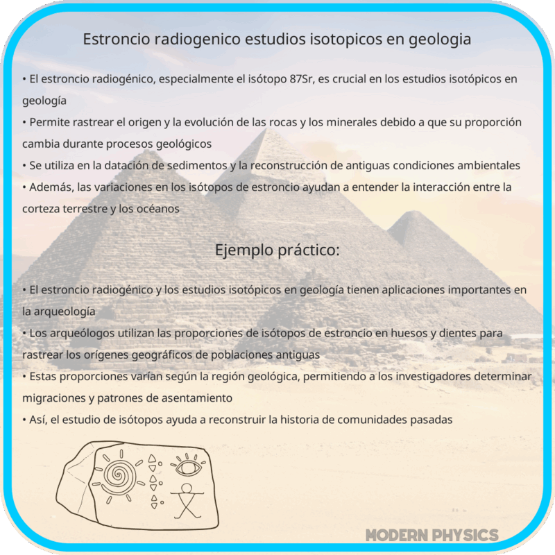 Estroncio Radiogénico | Estudios Isotópicos en Geología