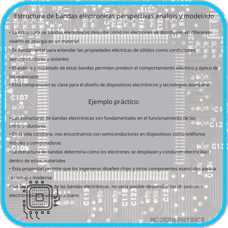 Estructura de Bandas Electrónicas | Perspectivas, Análisis y Modelado