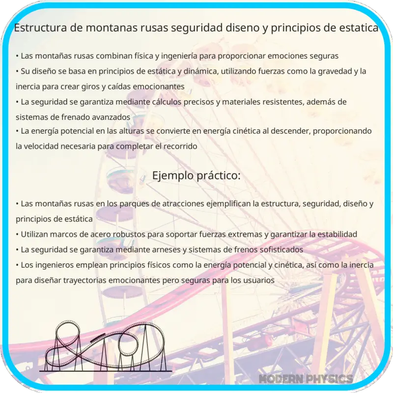 Estructura de Montañas Rusas | Seguridad, Diseño y Principios de Estática