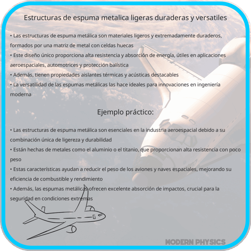 Estructuras de Espuma Metálica | Ligeras, Duraderas y Versátiles