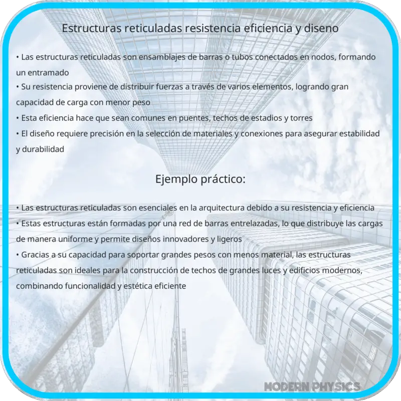 Estructuras Reticuladas | Resistencia, Eficiencia y Diseño