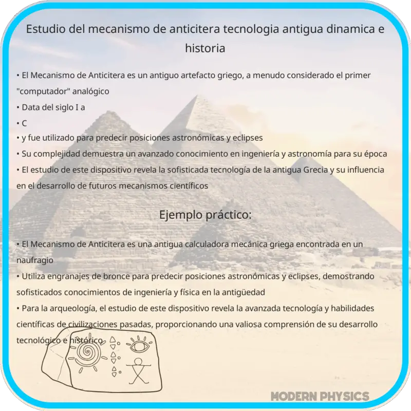 Estudio del Mecanismo de Anticitera | Tecnología Antigua, Dinámica e Historia