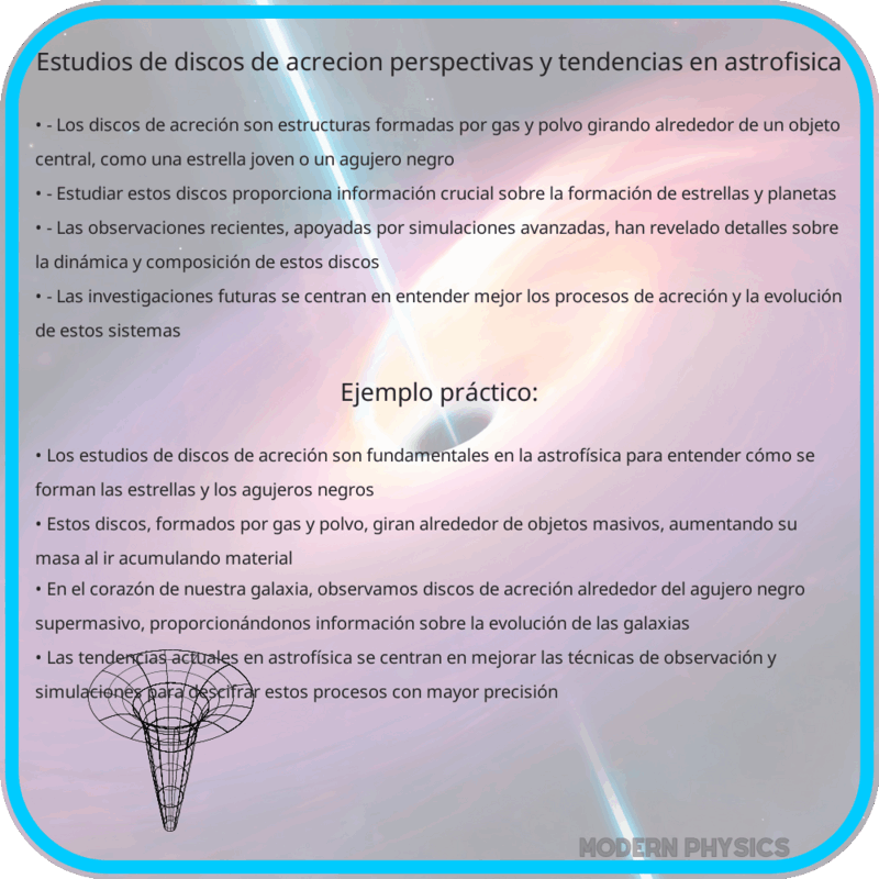 Estudios de Discos de Acreción | Perspectivas y Tendencias en Astrofísica