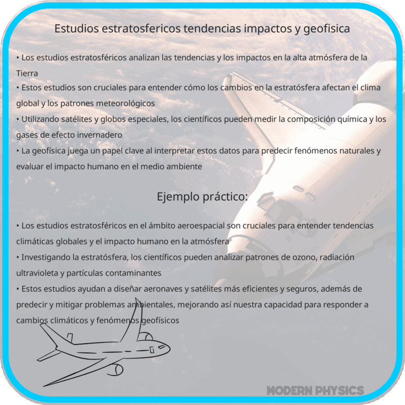 Estudios Estratosféricos | Tendencias, Impactos y Geofísica