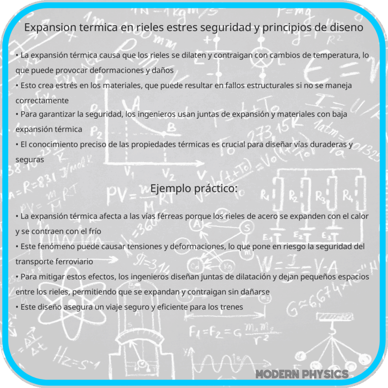 Expansión térmica en rieles | Estrés, Seguridad y Principios de Diseño