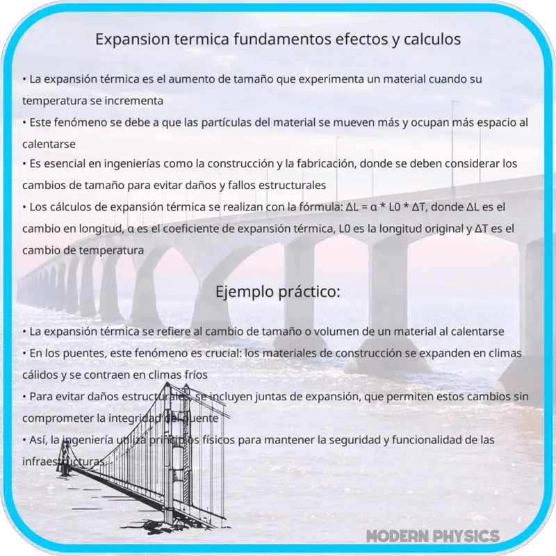 Expansión Térmica | Fundamentos, Efectos y Cálculos