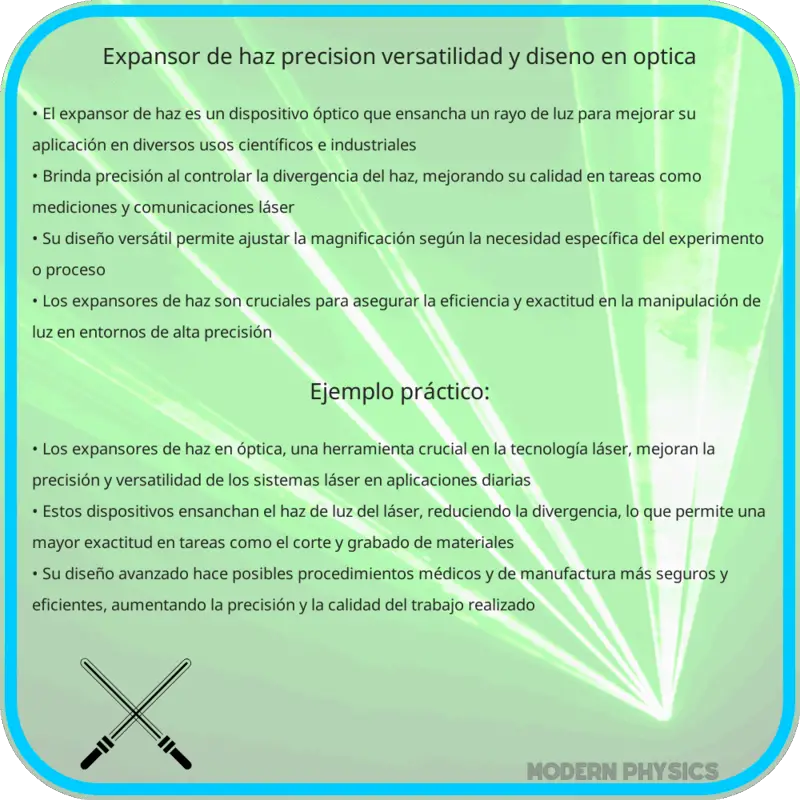 Expansor de Haz | Precisión, Versatilidad y Diseño en Óptica