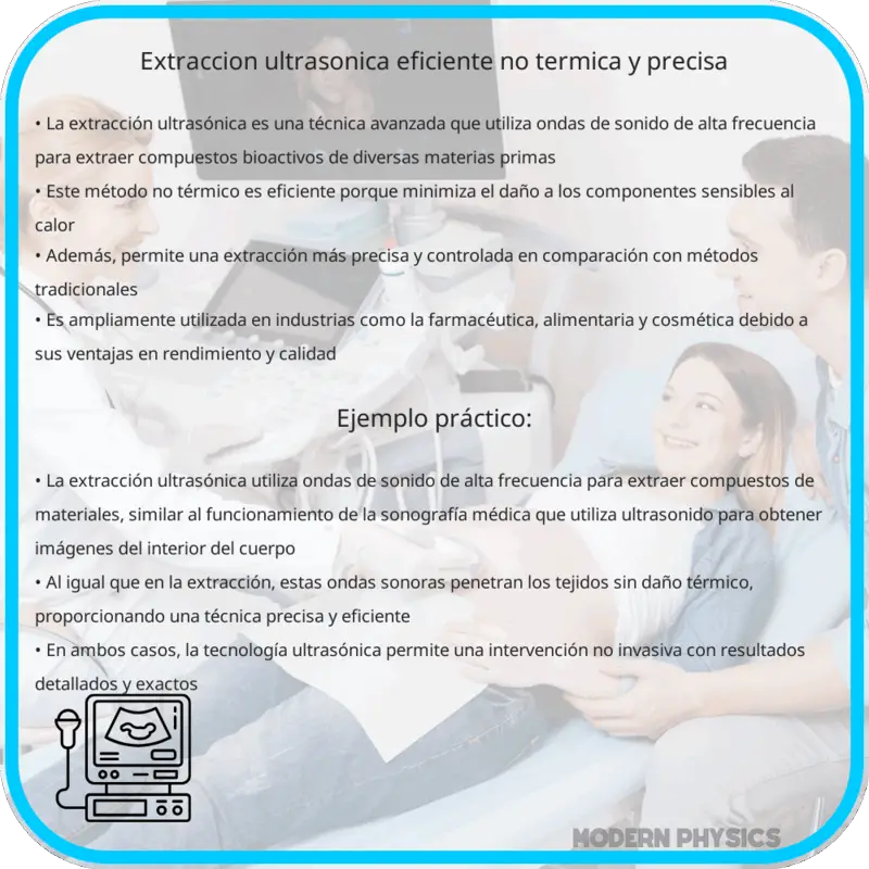Extracción Ultrasónica | Eficiente, No Térmica y Precisa