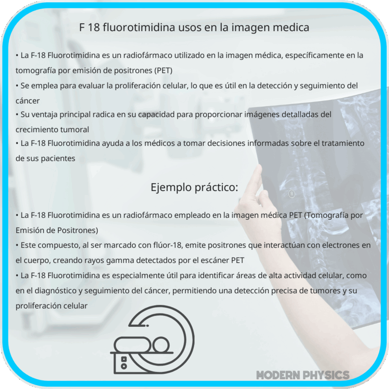 F-18 Fluorotimidina | Usos en la Imagen Médica