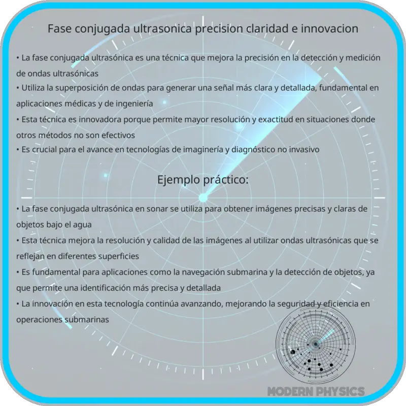 Fase Conjugada Ultrasónica | Precisión, Claridad e Innovación