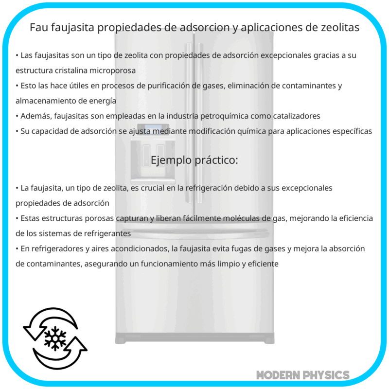 **FAU - Faujasita: Propiedades de Adsorción y Aplicaciones de Zeolitas**