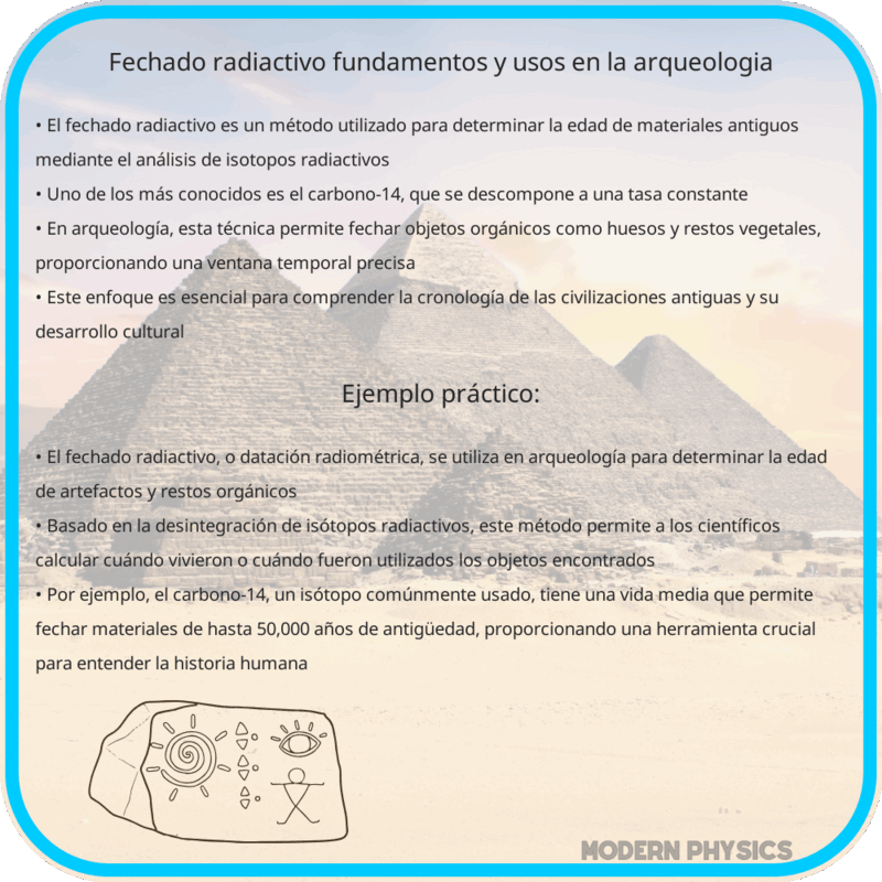Fechado Radiactivo | Fundamentos y Usos en la Arqueología