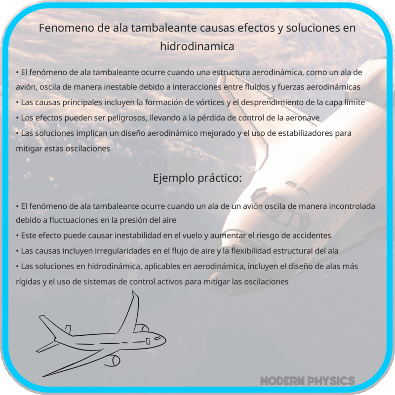 Fenómeno de Ala Tambaleante | Causas, Efectos y Soluciones en Hidrodinámica