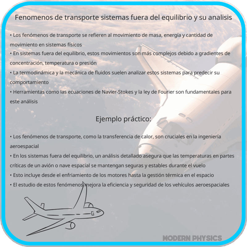 Fenómenos de Transporte | Sistemas Fuera del Equilibrio y su Análisis