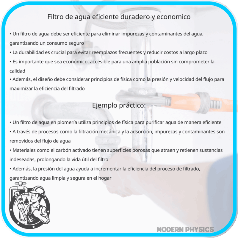 Filtro de Agua: Eficiente, Duradero y Económico