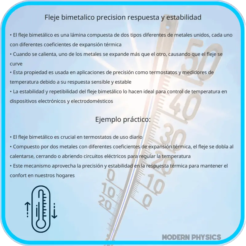 Fleje Bimetálico | Precisión, Respuesta y Estabilidad