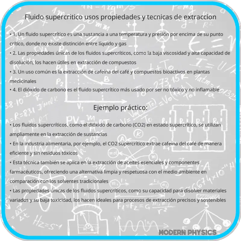 Fluido Supercrítico | Usos, Propiedades y Técnicas de Extracción