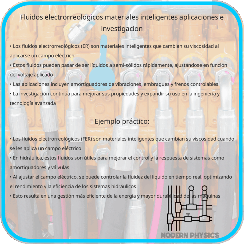 Fluidos Electrorreológicos | Materiales Inteligentes, Aplicaciones e Investigación