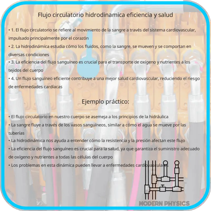 Flujo Circulatorio | Hidrodinámica, Eficiencia y Salud