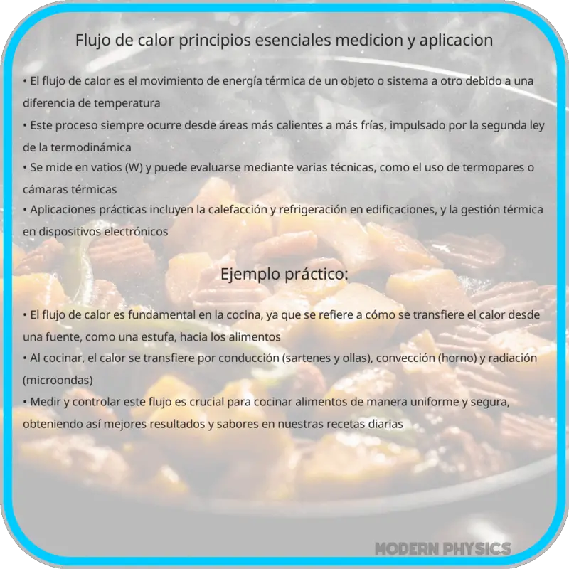 Flujo de Calor | Principios Esenciales, Medición y Aplicación