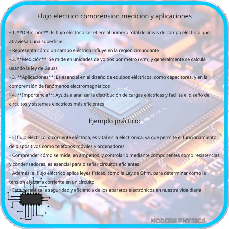 Flujo Eléctrico | Comprensión, Medición y Aplicaciones