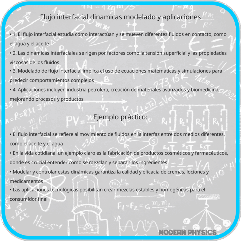 Flujo Interfacial | Dinámicas, Modelado y Aplicaciones