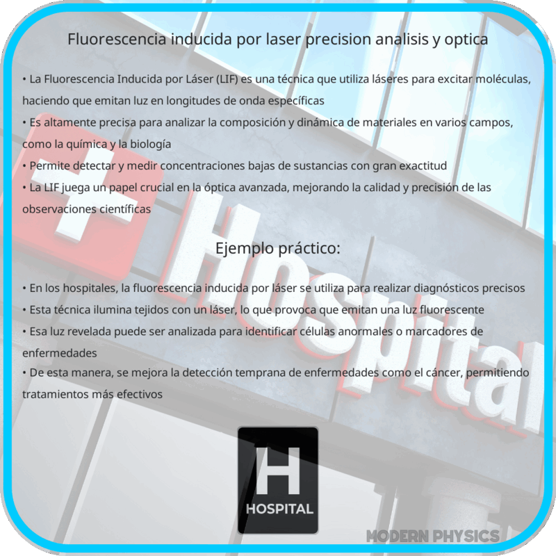 Fluorescencia Inducida por Láser | Precisión, Análisis y Óptica