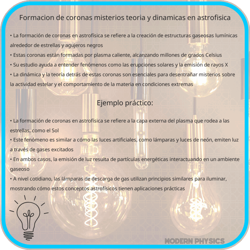 Formación de Coronas | Misterios, Teoría y Dinámicas en Astrofísica