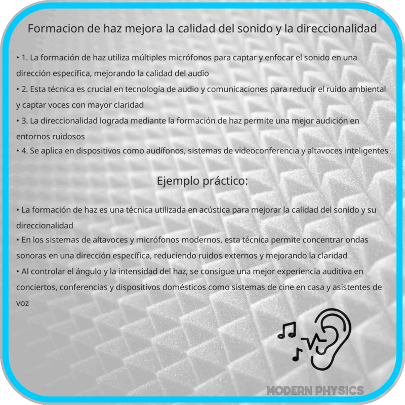 Formación de Haz | Mejora la Calidad del Sonido y la Direccionalidad