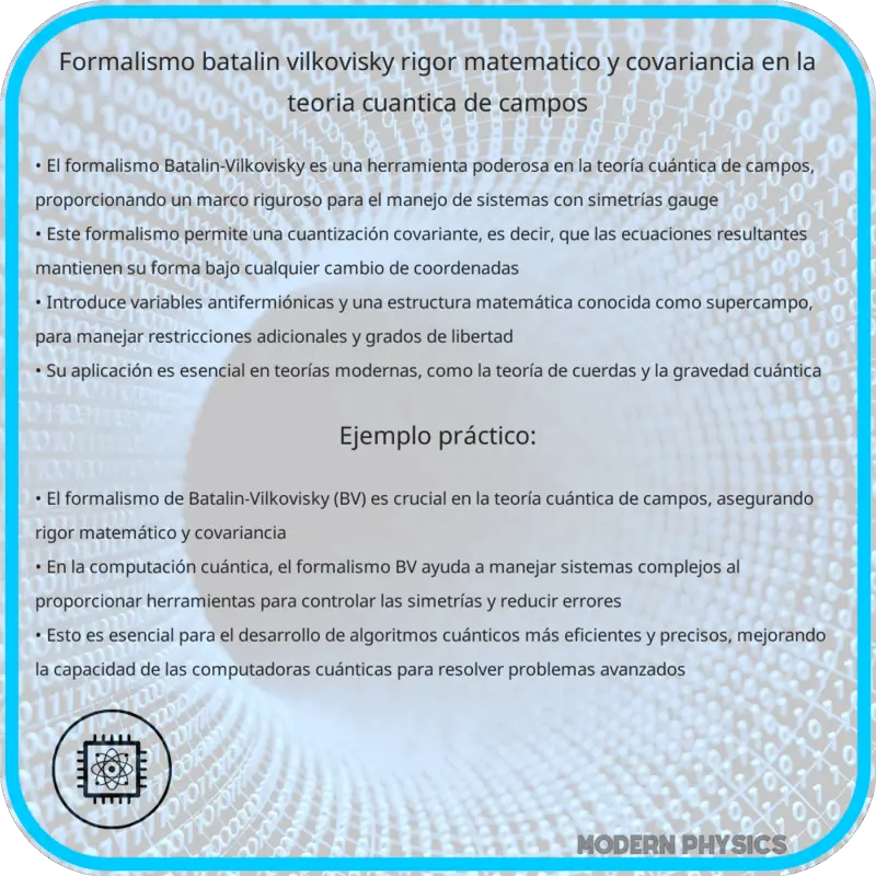 Formalismo Batalin-Vilkovisky: Rigor Matemático y Covariancia en la Teoría Cuántica de Campos