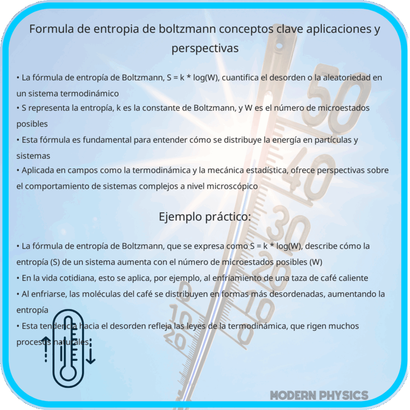 Fórmula de Entropía de Boltzmann | Conceptos Clave, Aplicaciones y Perspectivas
