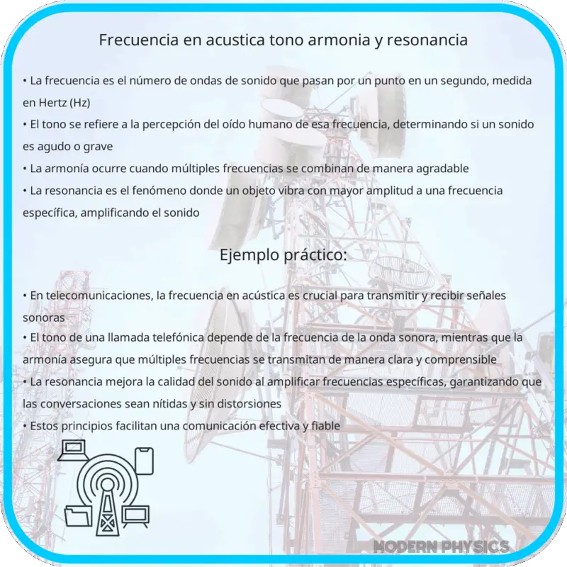 Frecuencia en Acústica | Tono, Armonía y Resonancia