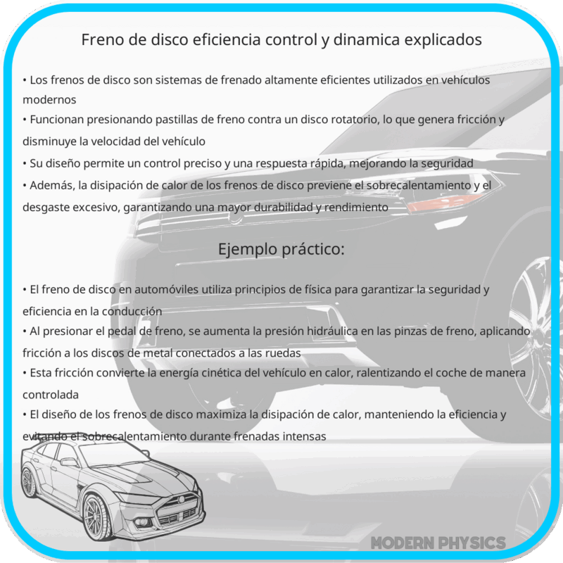 Freno de Disco | Eficiencia, Control y Dinámica Explicados