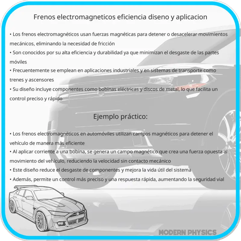 Frenos Electromagnéticos | Eficiencia, Diseño y Aplicación
