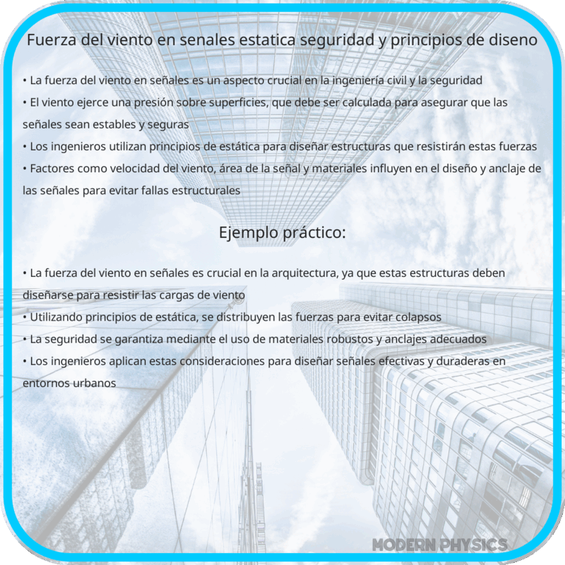 Fuerza del Viento en Señales | Estática, Seguridad y Principios de Diseño