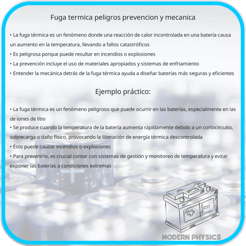Fuga Térmica | Peligros, Prevención y Mecánica
