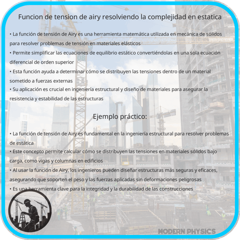 Función de Tensión de Airy | Resolviendo la Complejidad en Estática