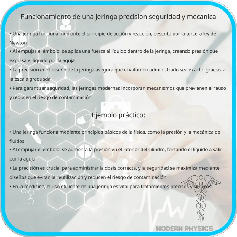 Funcionamiento de una Jeringa | Precisión, Seguridad y Mecánica