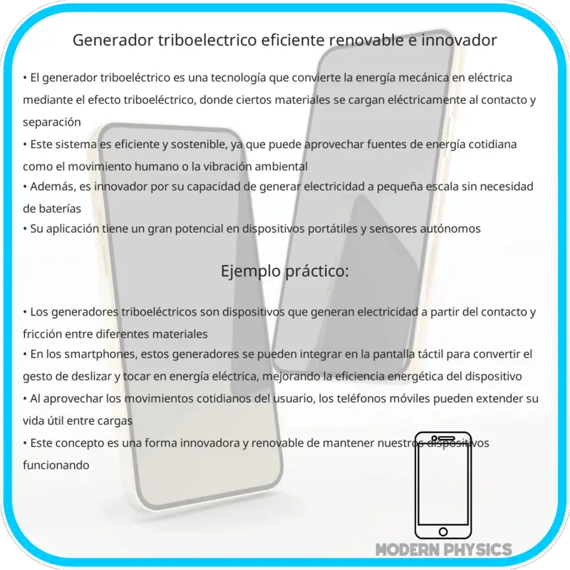 Generador Triboeléctrico | Eficiente, Renovable e Innovador