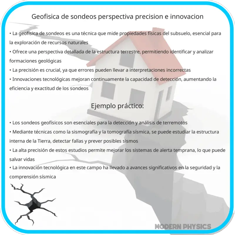 Geofísica de Sondeos | Perspectiva, Precisión e Innovación