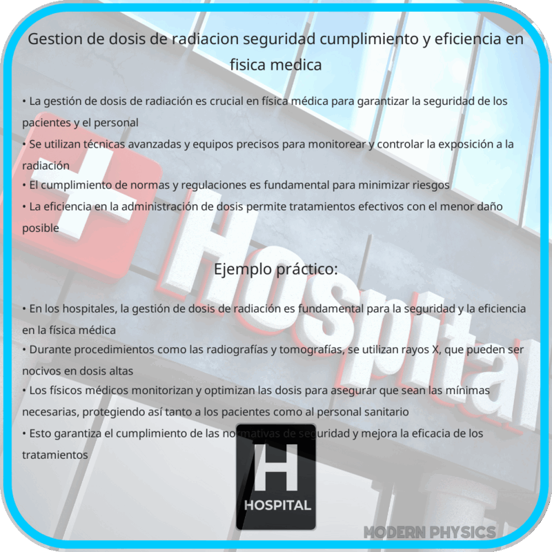 Gestión de Dosis de Radiación | Seguridad, Cumplimiento y Eficiencia en Física Médica