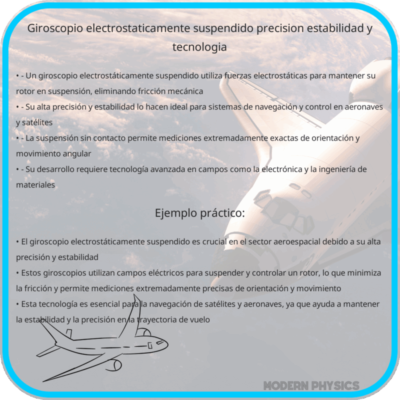 Giroscopio Electrostáticamente Suspendido | Precisión, Estabilidad y Tecnología