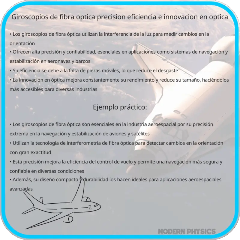 Giroscopios de Fibra Óptica | Precisión, Eficiencia e Innovación en Óptica