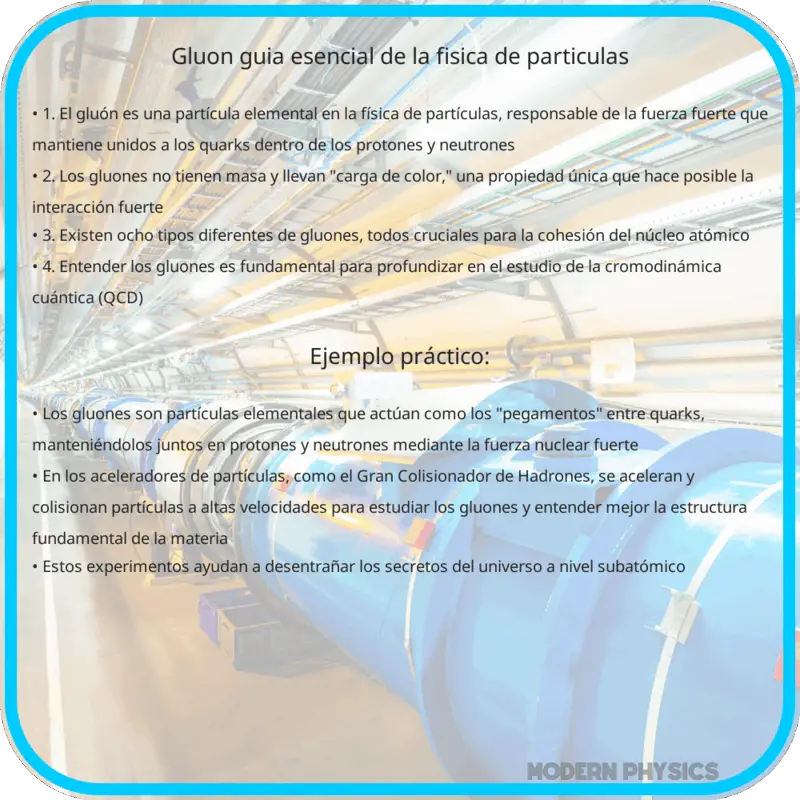 Gluón | Guía Esencial de la Física de Partículas