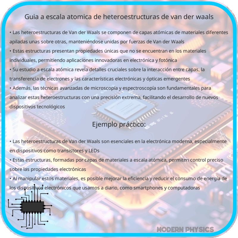 Guía a Escala Atómica de Heteroestructuras de Van der Waals