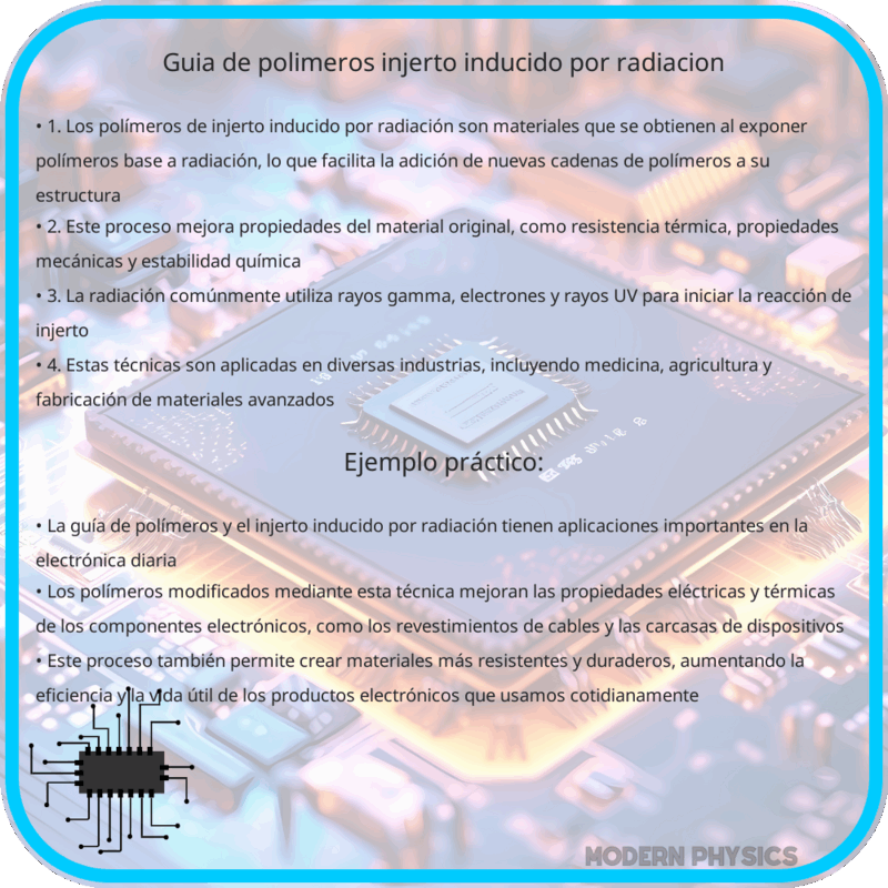 Guía de Polímeros: Injerto Inducido por Radiación