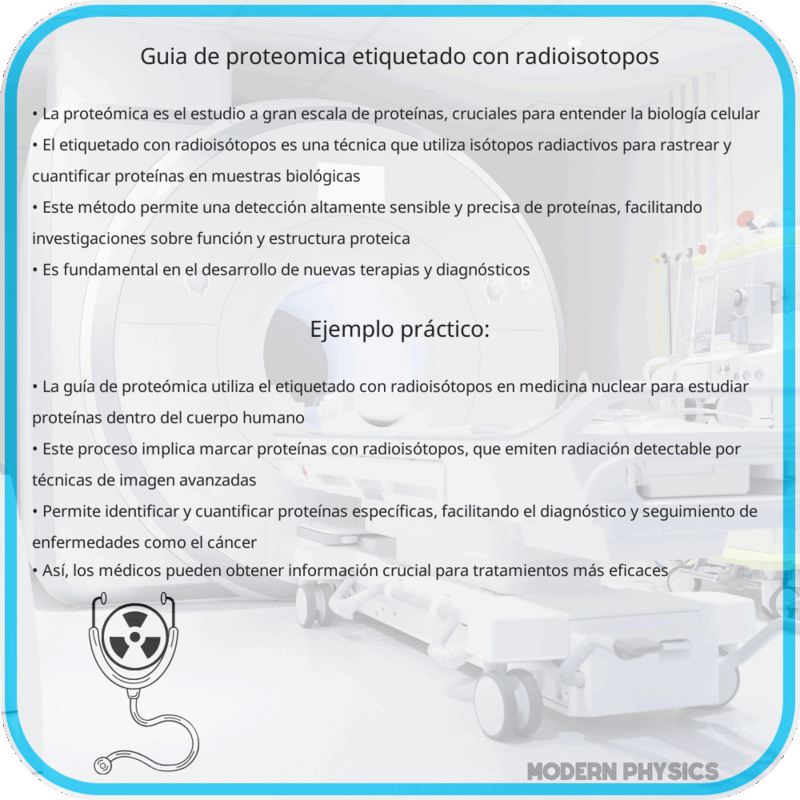 Guía de Proteómica: Etiquetado con Radioisótopos