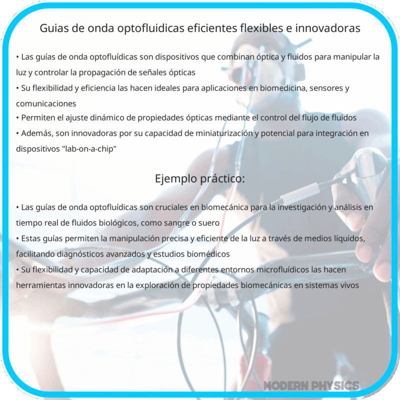 Guías de Onda Optofluídicas | Eficientes, Flexibles e Innovadoras