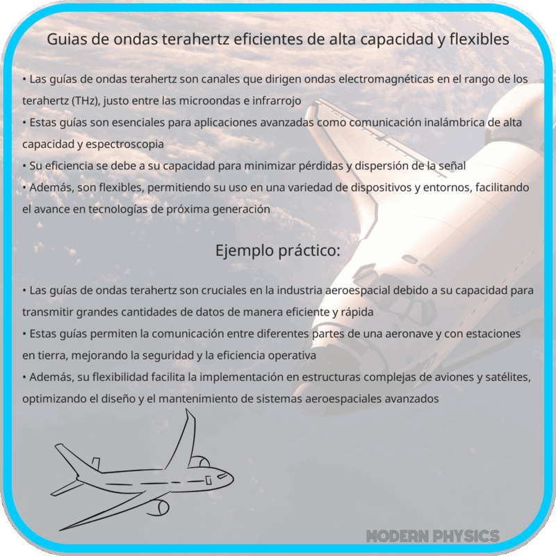 Guías de Ondas Terahertz | Eficientes, de Alta Capacidad y Flexibles